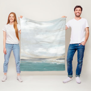 Seafoam Vista Fleece Deken