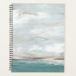 Seafoam Vista Planner<br><div class="desc">Seafoam Vista II van June Erica Vess. IJzend afbeelding met dikke witte wolken.</div>