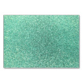 Seafoamgroene glitter kaart (Achterkant)