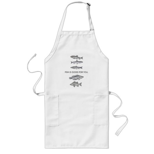 Seafood apron lang schort (Voorkant)