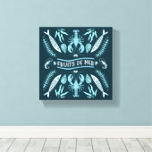 Seafood Art Decor Prints (Insitu (Houten vloer))