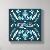 Seafood Art Decor Prints (Voorkant)