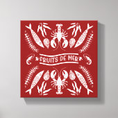 Seafood Art Decor Prints (Voorkant)