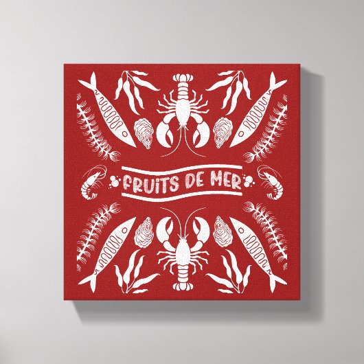 Seafood Art Decor Prints (Voorkant)