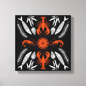 Seafood Art Decor Prints (Voorkant)