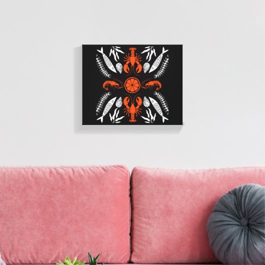 Seafood Art Decor Prints (Insitu (Woonkamer))