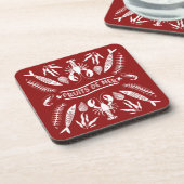 Seafood Art Decor Prints Bier Onderzetter (Linkerzijde)