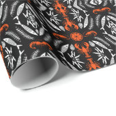 Seafood Art Decor Prints Cadeaupapier (Rol Hoek)