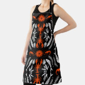 Seafood Art Decor Prints Schort (Insitu)