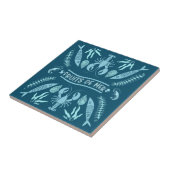 Seafood Art Decor Prints Tegeltje (Zijkant)