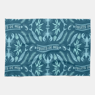 Seafood Art Decor Prints Theedoek