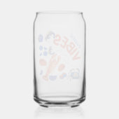 Seafood Beach Fisherman Ocean Tropical Quote  Blikvorm Glas (Achterkant)