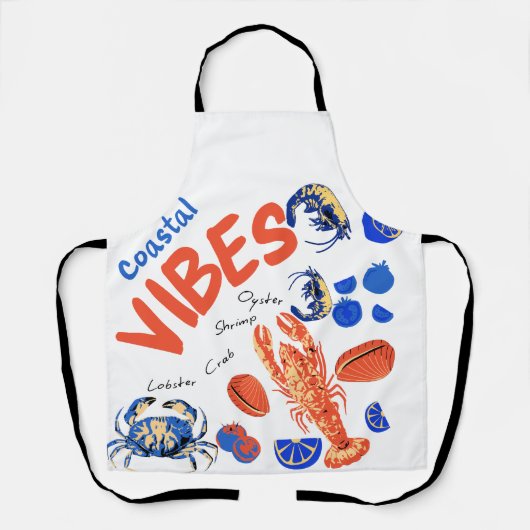 Seafood Beach Fisherman Ocean Tropical Quote  Schort (Voorkant)