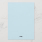 Seafood Boil Bachelorette Party Kaart (Achterkant)