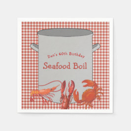 Seafood Boil gepersonaliseerd Servet