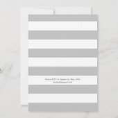 Seafood Boil met de naam van de partij | Grijze st Kaart (Achterkant)