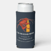Seafood Boil Seafood Engagement Party Seltzer Blikjeskoeler (Seltzer Voorkant)