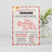 Seafood Boil Uitnodiging (Staand voorkant)