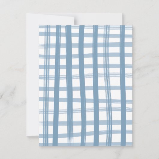 Seafood Boil Verloving Rehearings Dinner Party Kaart (Achterkant)