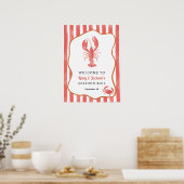 Seafood Boil Welcome Foam Board Poster (Keuken)
