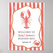 Seafood Boil Welcome Foam Board Poster (Voorkant)