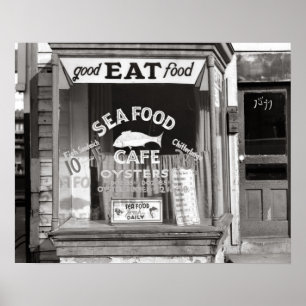 Seafood Cafe, 1937.  foto Poster