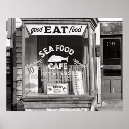 Seafood Cafe, 1937.  foto Poster (Voorkant)