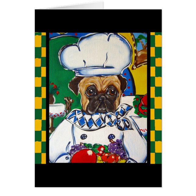 Seafood Chef Pug (Voorkant)