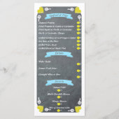 Seafood & Fish Restaurant Menu (Achterkant)