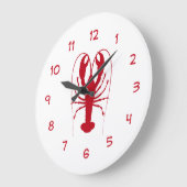 Seafood Kitchen Lobster Clock Grote Klok (Hoek)