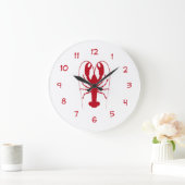 Seafood Kitchen Lobster Clock Grote Klok (Huis)