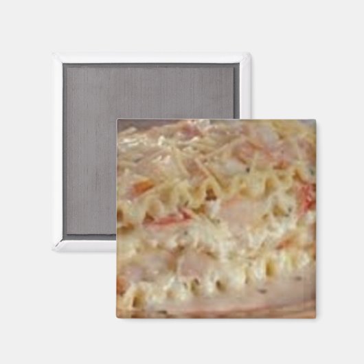 Seafood Lasagna Magnet (Voorkant / Achterkant)