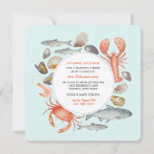 Seafood Medley Uitnodiging (Voorkant)