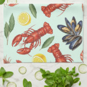 Seafood Mix beroemd gemaakt door Natasha Us Theedoek (Gevouwen)