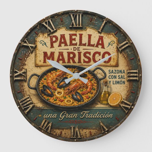 Seafood Paella Spanish Kitchen Rustic Restaurant Grote Klok (Voorkant)
