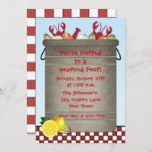 Seafood Party Kaart (Voorkant / Achterkant)