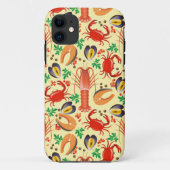 Seafood Patroon Case-Mate iPhone Case (Achterkant)
