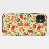 Seafood Patroon Case-Mate iPhone Case (Achterkant (horizontaal))
