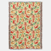 Seafood Patroon Deken (Voorkant Verticaal)