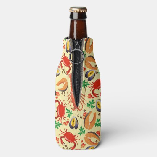 Seafood Patroon Flesjeskoeler (Fles Achterkant)