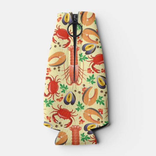 Seafood Patroon Flesjeskoeler (Achterkant)