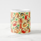 Seafood Patroon Grote Koffiekop (Voorkant)