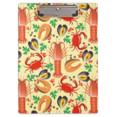 Seafood Patroon Klembord (Voorkant)