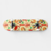 Seafood Patroon Skateboard (Horizontaal)