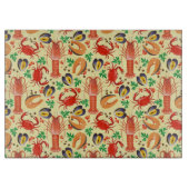 Seafood Patroon Snijplank (Voorkant)