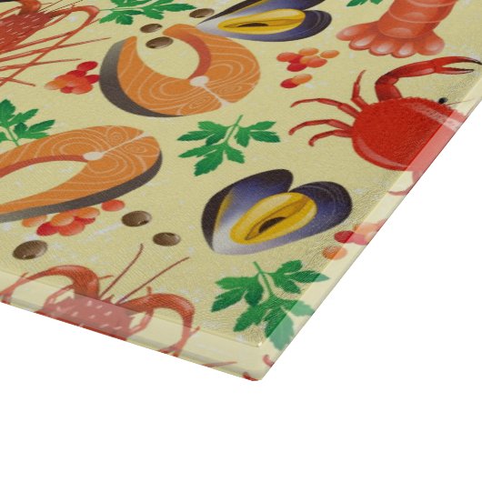 Seafood Patroon Snijplank (Hoek)