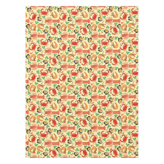 Seafood Patroon Tafelkleed (Voorkant)