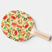 Seafood Patroon Tafeltennisbatje (Zijkant)