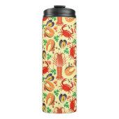 Seafood Patroon Thermosbeker (Voorkant)