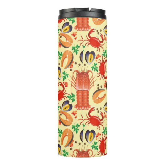 Seafood Patroon Thermosbeker (Achterkant)